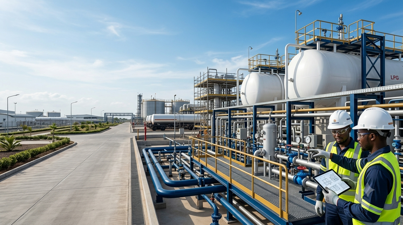 Industrial facility representing NABCORE PRIME engineering and asset protection solutions